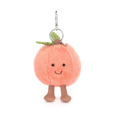 Jellycat Amuseables Peach Bag Charm 9cm