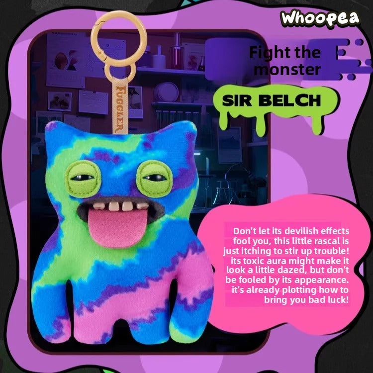Fuggler Funny Ugly Monster Keypers V6 Series Plush Key Chain Dolls, Blind Box