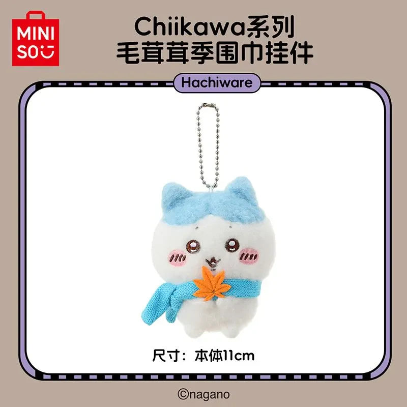 Chiikawa x Miniso | Fluffy Series | Scarf Mascots