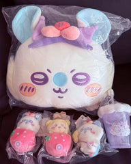 Chiikawa × Sanrio Characters | Head Shaped Cushion