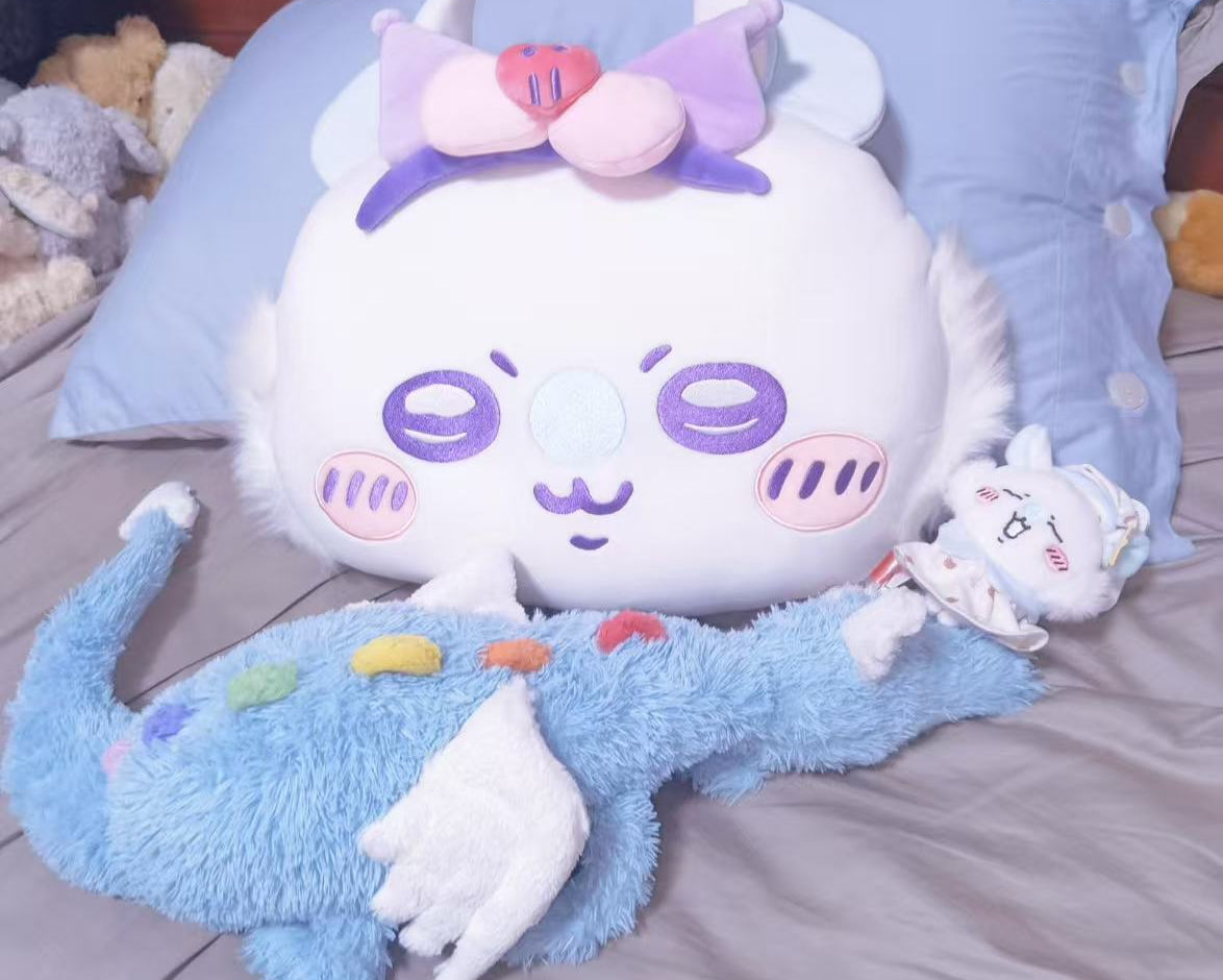 Chiikawa × Sanrio Characters | Head Shaped Cushion