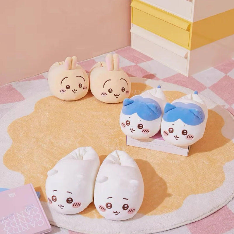 Chiikawa Plush Slippers