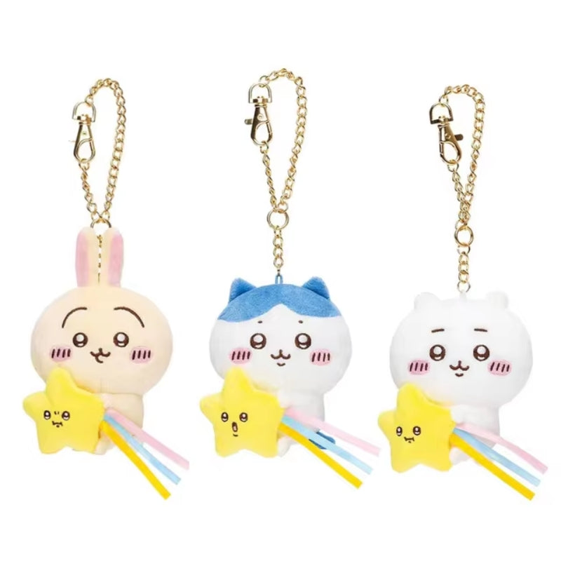 Chiikawa Star Plush Keychain