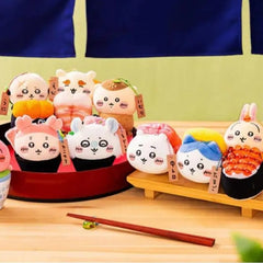 Chiikawa Sushi Series Plush Keychain