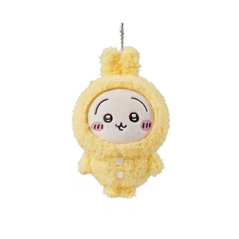 Chiikawa Fluffy Pajama Plushie Keychain