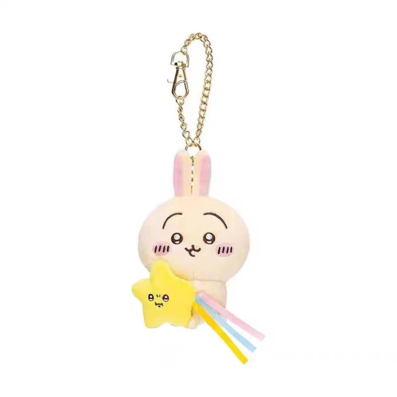 Chiikawa Star Plush Keychain