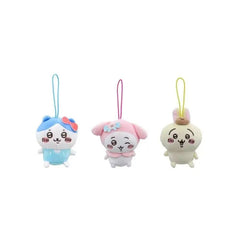Chiikawa Sanrio Collab Plush Keychain