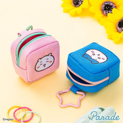 Chiikawa | Embroidered Square Mini Pouch with Carabiner
