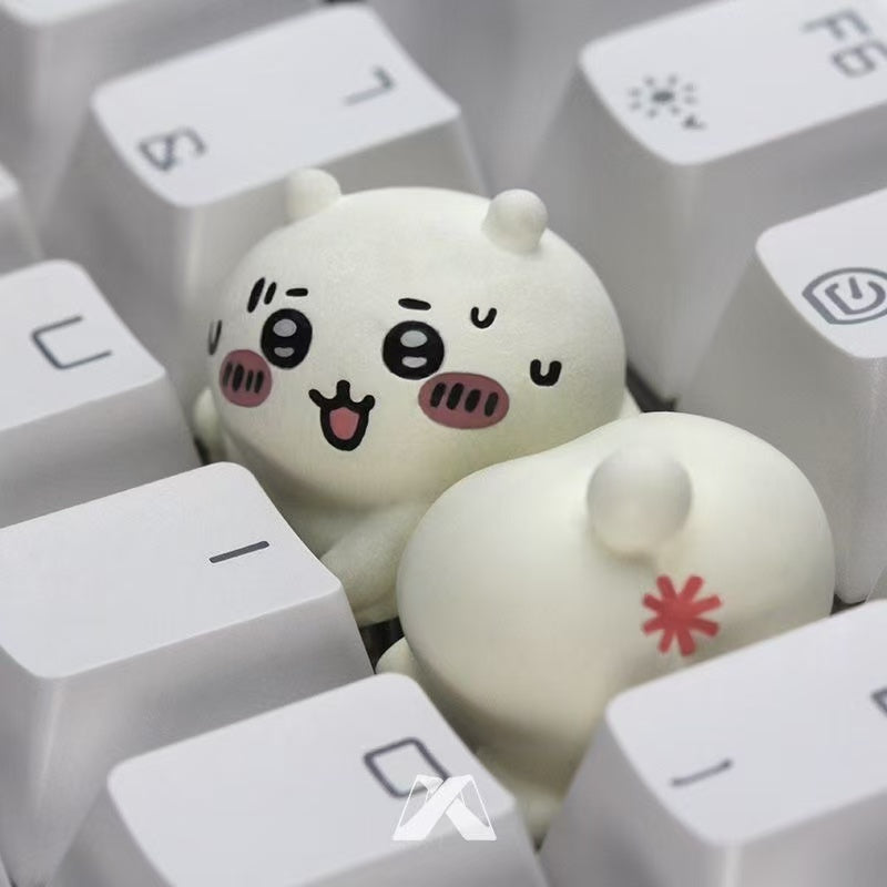 Chiikawa Resin-dipped Keycap | Look at my back Please