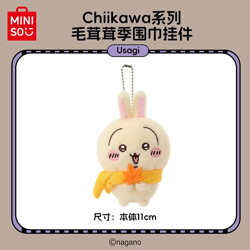Chiikawa x Miniso | Fluffy Series | Scarf Mascots