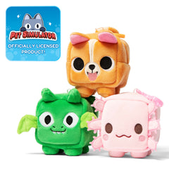PET SIMULATOR - Plush Pouch Keychains 3-Pack (3" Tall) [Includes DLC]