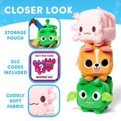 PET SIMULATOR - Plush Pouch Keychains 3-Pack (3" Tall) [Includes DLC]